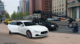 Maserati Ghibli uitgebreid vastgelegd in Rotterdam