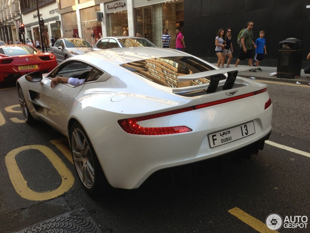 Rare Aston Martin One-77 Q-Series shows up in London